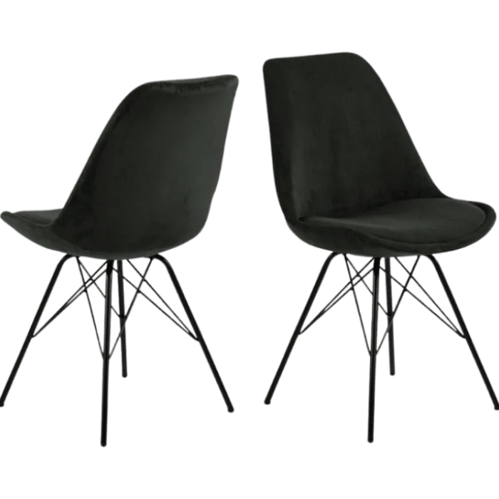 Chaise Eris vert foncé