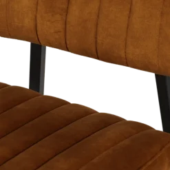 Chaise IVAN velour Gold