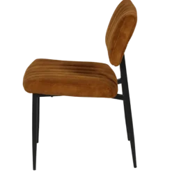Chaise IVAN velour Gold