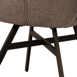 Chaise Jaimie Tissu anthracite