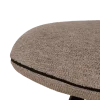 Chaise Jaimie tissu taupe Dolphin
