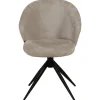 Chaise Jane en tissu beige
