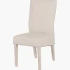 Chaise Lucca Blanc et pied blanc