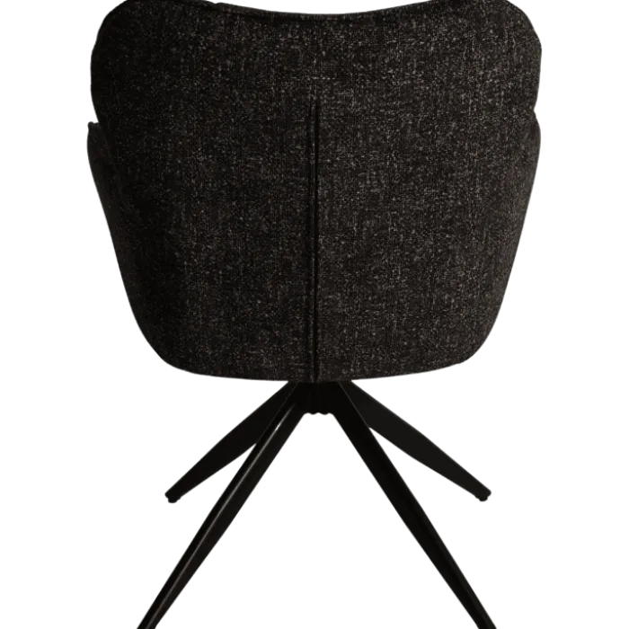 Chaise Macao pivotante gris graphite