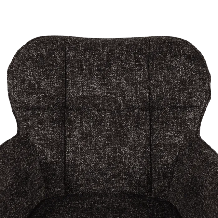 Chaise Macao pivotante gris graphite