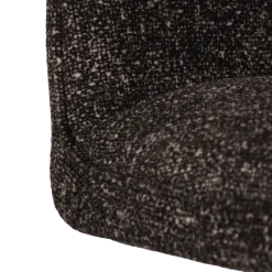 Chaise Macao pivotante gris graphite