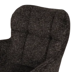 Chaise Macao pivotante gris graphite