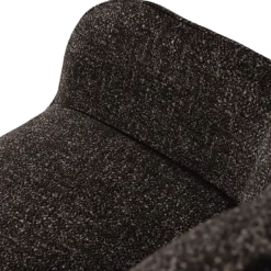 Chaise Macao pivotante gris graphite