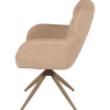 Chaise Macao pivotante taupe