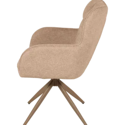 Chaise Macao pivotante taupe