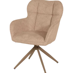 Chaise Macao pivotante taupe
