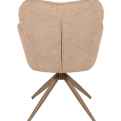 Chaise Macao pivotante taupe