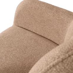 Chaise Macao pivotante taupe