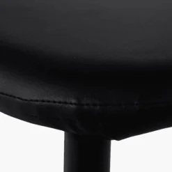 Chaise Mia en pu noir