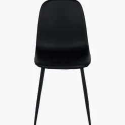 Chaise Mia en pu noir