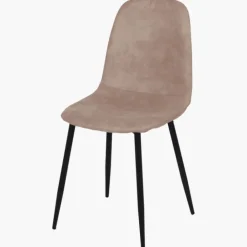 Chaise Mia tissu cowboy vintage taupe