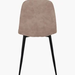 Chaise Mia tissu cowboy vintage taupe