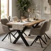 Chaise Nova marron