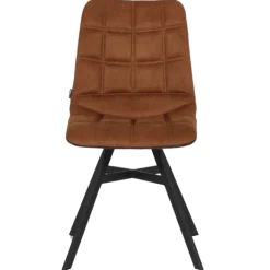 Chaise Nynke cognac / graphite