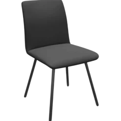 Chaise Pisa gris anthracite