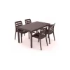 Chaise plastique Borneo moka