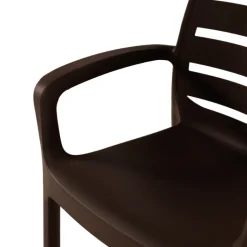 Chaise plastique Borneo moka