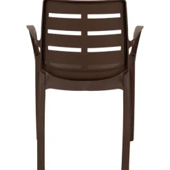 Chaise plastique Borneo moka