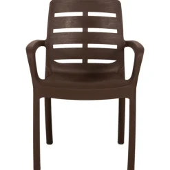 Chaise plastique Borneo moka