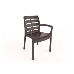 Chaise plastique Borneo moka