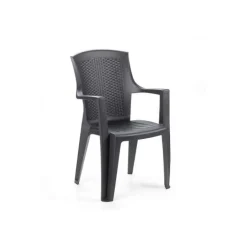 Chaise plastique EDEN anthracite