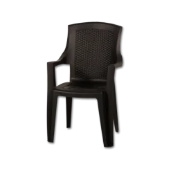 Chaise plastique EDEN anthracite