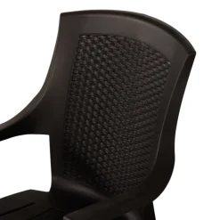 Chaise plastique EDEN anthracite