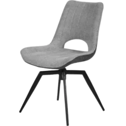 Chaise Rotatif ST2311 - Tissu Gris clair