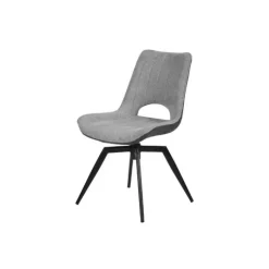Chaise Rotatif ST2311 - Tissu Gris clair