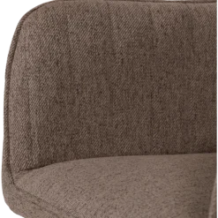 Chaise Rox avec accoudoirs Marron