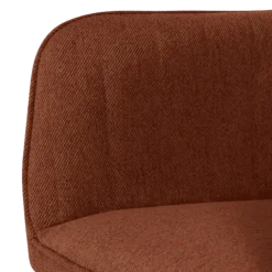 Chaise Rox avec accoudoirs Terracotta