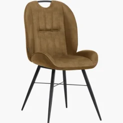 Chaise Shelton Luxor cognac