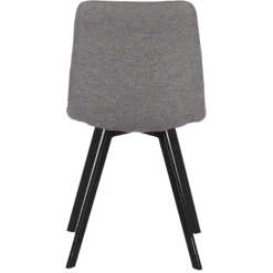 Chaise Stella tissu gris