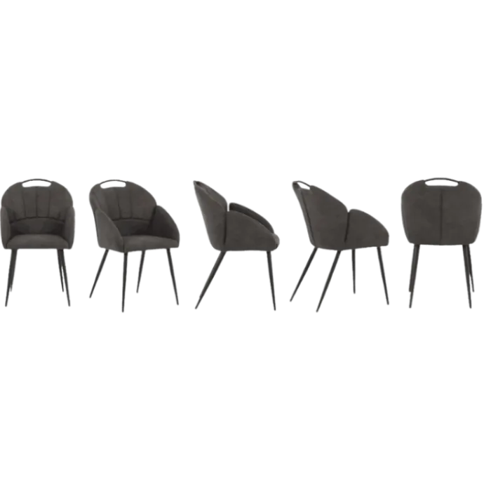 Chaise ST2005 Tissu anthracite