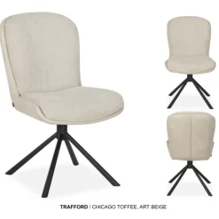 Chaise Trafford beige / chicago toffee