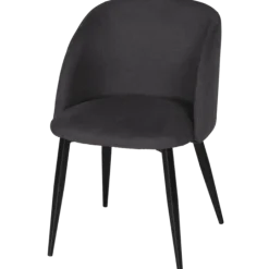 Chaise Zara tissu anthracite