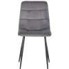 Chaise Zola Velours gris