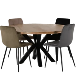 Chaise Zola vert