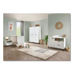 Chambre bébé compléte Evy blanc