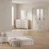 Chambre à coucher Olivos - Armoire , lit 2 chevets, commode