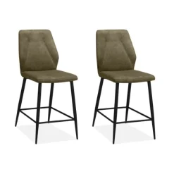 Chase - chaise de bar luxor moss