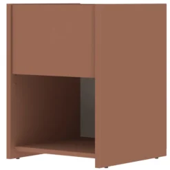 Chevet 1 tiroir Mosaik décor Terracota ( sur commande )