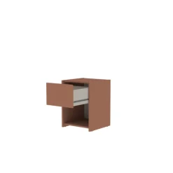 Chevet 1 tiroir Mosaik décor Terracota ( sur commande )