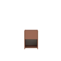 Chevet 1 tiroir Mosaik décor Terracota ( sur commande )