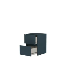 Chevet 2 tiroirs Mosaik Décor bleu nuit ( sur commande )